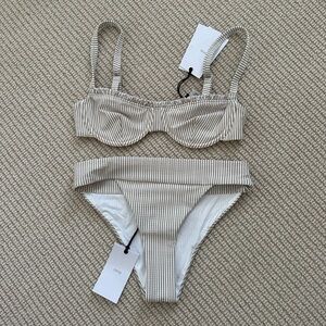 ONIA ruffle bikini NWT